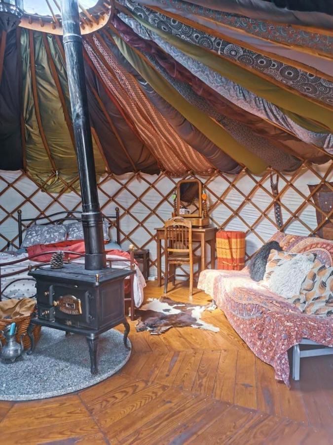 Star Gazing Luxury Yurt With River Views, Off Grid Eco Living Vale do Barco Екстериор снимка